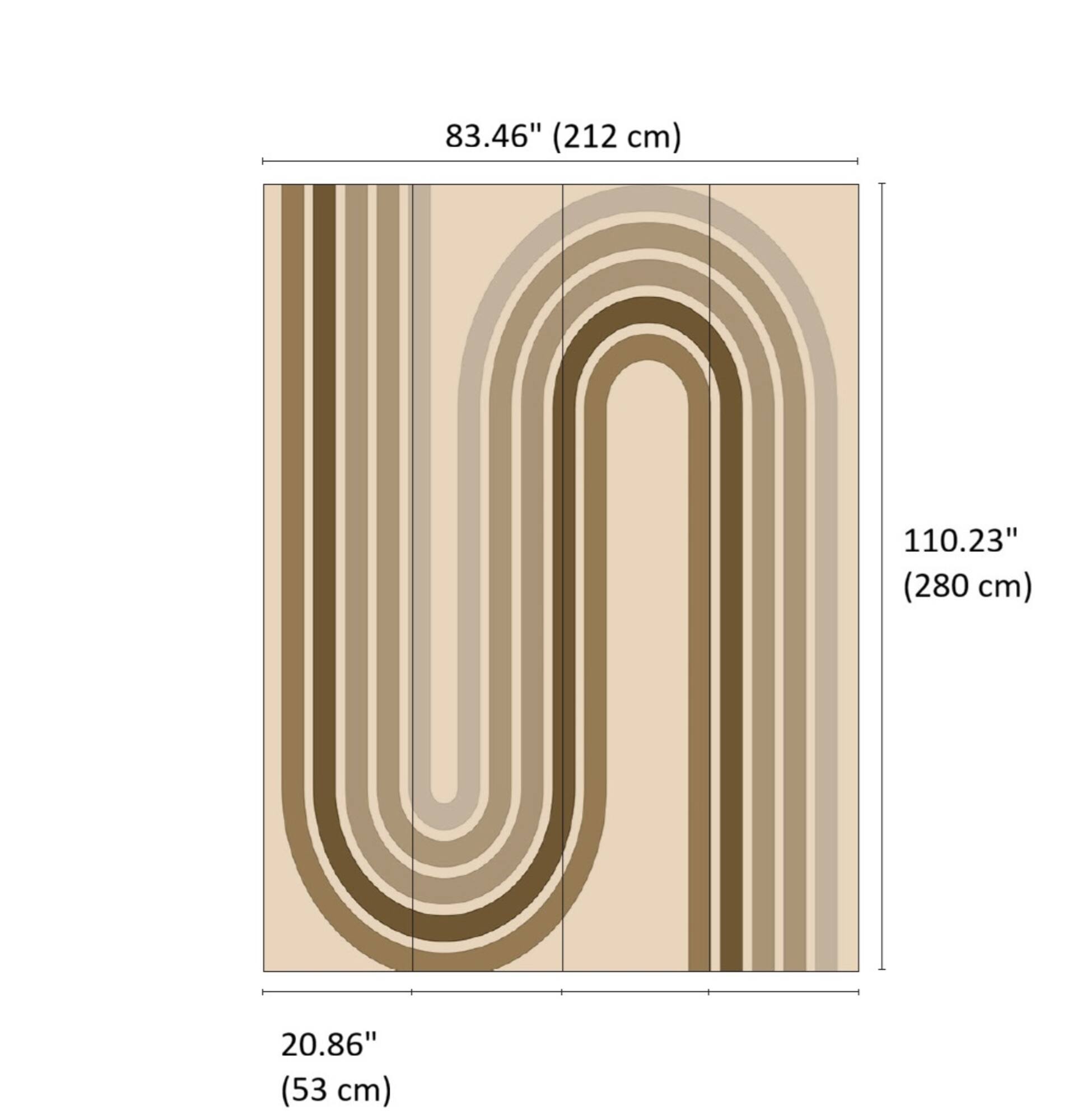 Designs Direct Groove Arches Wall Mural